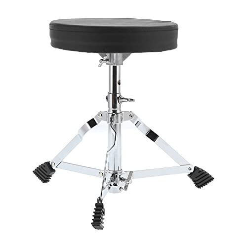 LOCADENCE Trommelthron, Verstellbare Gepolsterte Drum Sitz Trommelhocker mit Anti Slip Füßen und 5A Trommelsticks für Anfänger Schlagzeuger LOCADENCE Trommelthron, Verstellbare Gepolsterte Drum Sitz Trommelhocker mit Anti Slip Füßen und 5A Trommelsticks für Anfänger Schlagzeuger von Locadence