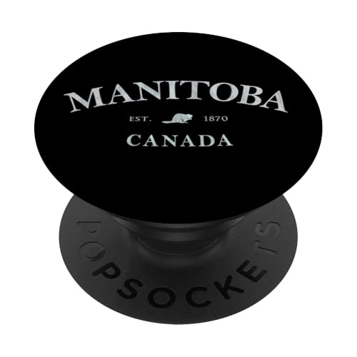 Manitoba Kanada | Manitoba Canada Grafikdruck PopSockets Klebender PopGrip von Local Canada Apparel