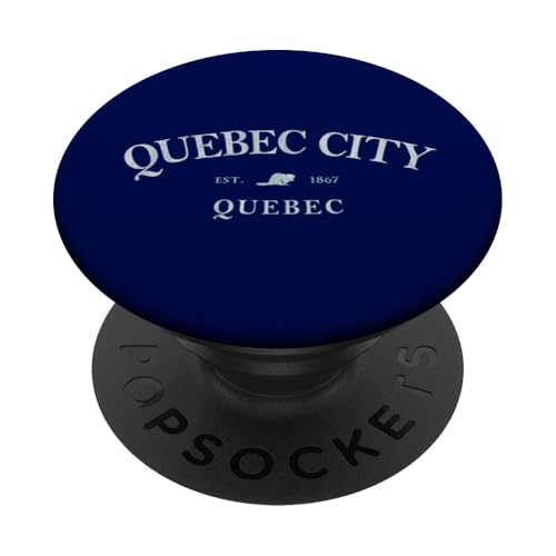 Quebec City Quebec Kanada | Québec City Kanada Grafikdruck PopSockets Klebender PopGrip von Local Canada Apparel