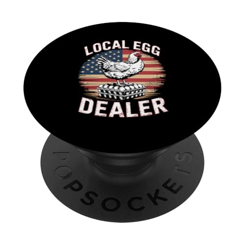 Lokaler Eierhändler PopSockets Klebender PopGrip von Local Egg Dealer Gifts for Men and Women