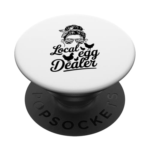Lokaler Eierhändler PopSockets Klebender PopGrip von Local Egg Dealer Gifts for Men and Women