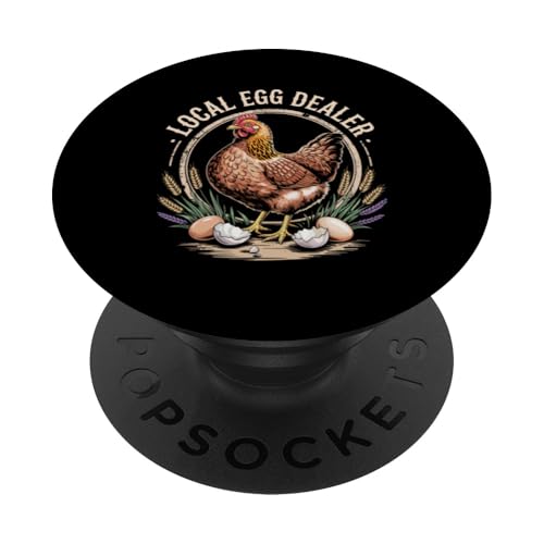 Lokaler Eierhändler PopSockets Klebender PopGrip von Local Egg Dealer Gifts for Men and Women