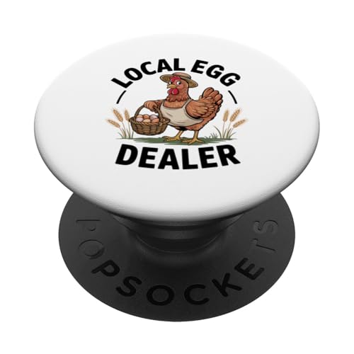 Lokaler Eierhändler PopSockets Klebender PopGrip von Local Egg Dealer Gifts for Men and Women
