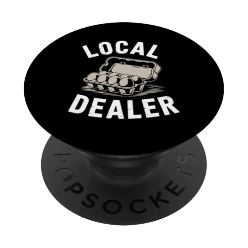 Lokaler Eierhändler PopSockets Klebender PopGrip von Local Egg Dealer Gifts for Men and Women