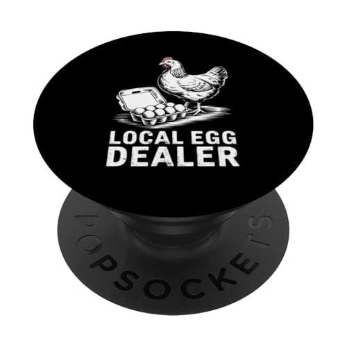 Lokaler Eierhändler PopSockets Klebender PopGrip von Local Egg Dealer Gifts for Men and Women