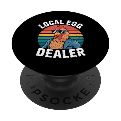 Lokaler Eierhändler PopSockets Klebender PopGrip von Local Egg Dealer Gifts for Men and Women