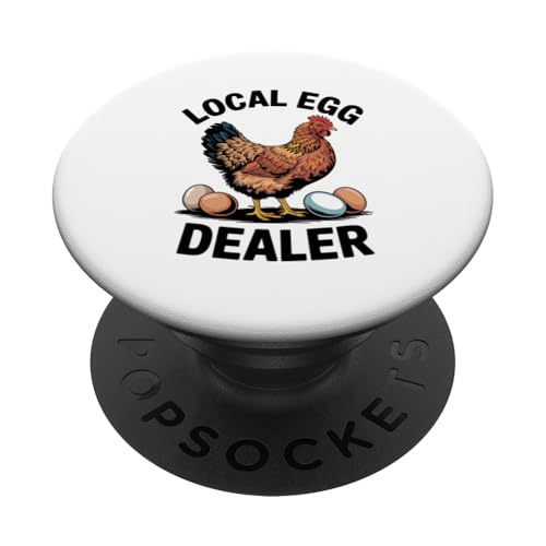 Lokaler Eierhändler PopSockets Klebender PopGrip von Local Egg Dealer Gifts for Men and Women