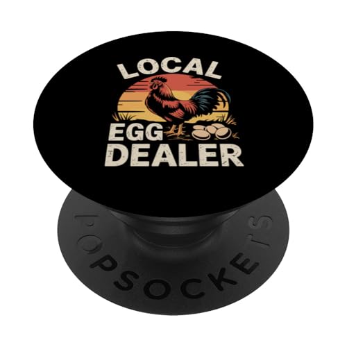 Lokaler Eierhändler PopSockets Klebender PopGrip von Local Egg Dealer Gifts for Men and Women