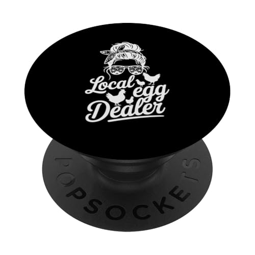 Lokaler Eierhändler PopSockets Klebender PopGrip von Local Egg Dealer Gifts for Men and Women