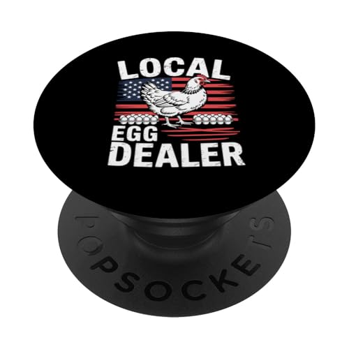 Lokaler Eierhändler PopSockets Klebender PopGrip Lokaler Eierhändler PopSockets Klebender PopGrip von Local Egg Dealer Gifts for Men and Women