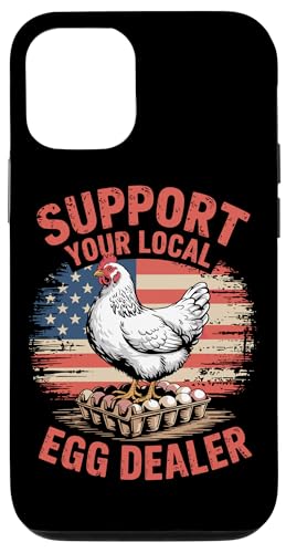 Unterstützen Sie Ihren lokalen Eierhändler Hülle für iPhone 12/12 Pro von Local Egg Dealer Gifts for Men and Women