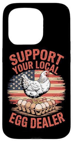 Unterstützen Sie Ihren lokalen Eierhändler Hülle für iPhone 15 Pro von Local Egg Dealer Gifts for Men and Women