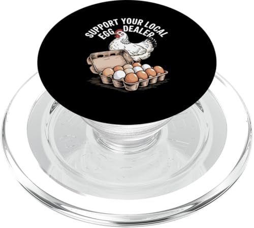 Unterstützen Sie Ihren lokalen Eierhändler PopSockets PopGrip für MagSafe von Local Egg Dealer Gifts for Men and Women