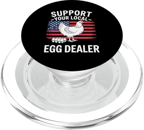 Unterstützen Sie Ihren lokalen Eierhändler PopSockets PopGrip für MagSafe von Local Egg Dealer Gifts for Men and Women