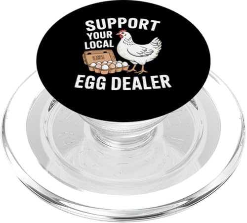 Unterstützen Sie Ihren lokalen Eierhändler PopSockets PopGrip für MagSafe von Local Egg Dealer Gifts for Men and Women