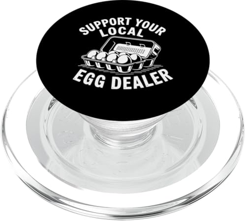Unterstützen Sie Ihren lokalen Eierhändler PopSockets PopGrip für MagSafe von Local Egg Dealer Gifts for Men and Women