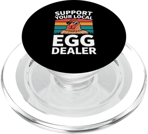 Unterstützen Sie Ihren lokalen Eierhändler PopSockets PopGrip für MagSafe von Local Egg Dealer Gifts for Men and Women