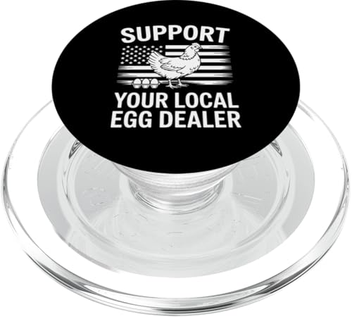 Unterstützen Sie Ihren lokalen Eierhändler PopSockets PopGrip für MagSafe von Local Egg Dealer Gifts for Men and Women