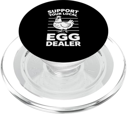 Unterstützen Sie Ihren lokalen Eierhändler PopSockets PopGrip für MagSafe Unterstützen Sie Ihren lokalen Eierhändler PopSockets PopGrip für MagSafe von Local Egg Dealer Gifts for Men and Women