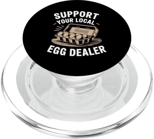 Unterstützen Sie Ihren lokalen Eierhändler PopSockets PopGrip für MagSafe von Local Egg Dealer Gifts for Men and Women