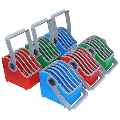 LocknCharge Small Basket Tragekorb bis 11" 6 Stück blau, grün, rot von LocknCharge