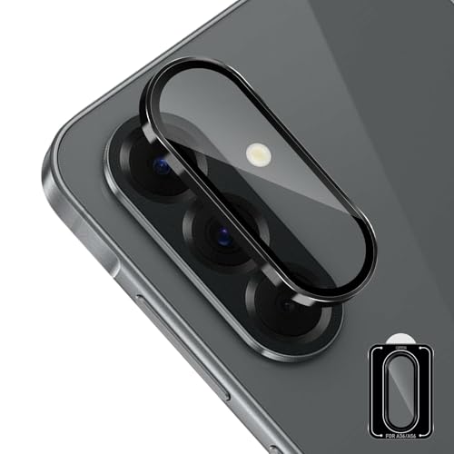 Locofun Kameraschutz für Samsung Galaxy A56 / A36 5G für Panzerglas, 9H Härte Einzeln Kamera Schutzfolie, Anti-Kratzen Individuelle Ring aus Metall Linse Folie Schutzglas-Schwarz Locofun Kameraschutz für Samsung Galaxy A56 / A36 5G für Panzerglas, 9H Härte Einzeln Kamera Schutzfolie, Anti-Kratzen Individuelle Ring aus Metall Linse Folie Schutzglas-Schwarz von Locofun