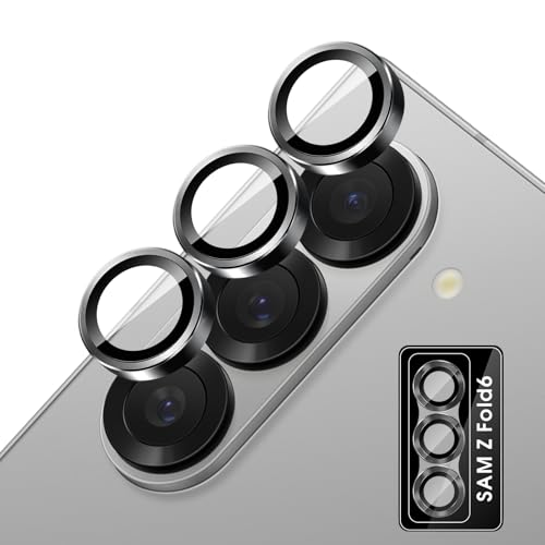 Locofun Kameraschutz für Samsung Galaxy Z Fold 6 5G/ Z Fold6 für Panzerglas, 9H Härte Einzeln Kamera Schutzfolie, Anti-Kratzen Individuelle Ring aus Metall Linse Folie Schutzglas -Schwarz Locofun Kameraschutz für Samsung Galaxy Z Fold 6 5G/ Z Fold6 für Panzerglas, 9H Härte Einzeln Kamera Schutzfolie, Anti-Kratzen Individuelle Ring aus Metall Linse Folie Schutzglas -Schwarz von Locofun