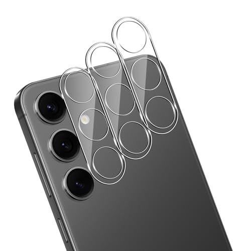 Locofun Kameraschutz für Samsung Galaxy S24 5G für Panzerglas, [2 Stück] 9H Härte Panzer Kameras Schutz Folie, Anti-Kratzen Kamera Folie HD Klar Linse Schutzglas-Transparent von Locofun