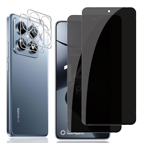Locofun Sichtschutz für Xiaomi 14T Pro 5G für Panzerglas, 2 Stück Anti Spy Panzer Schutz Glas und 2 Stück Kameraschutz, 9H Härte Sichtschutzfolie, Anti-Kratzer Privacy Displayschutz Folie Locofun Sichtschutz für Xiaomi 14T Pro 5G für Panzerglas, 2 Stück Anti Spy Panzer Schutz Glas und 2 Stück Kameraschutz, 9H Härte Sichtschutzfolie, Anti-Kratzer Privacy Displayschutz Folie von Locofun