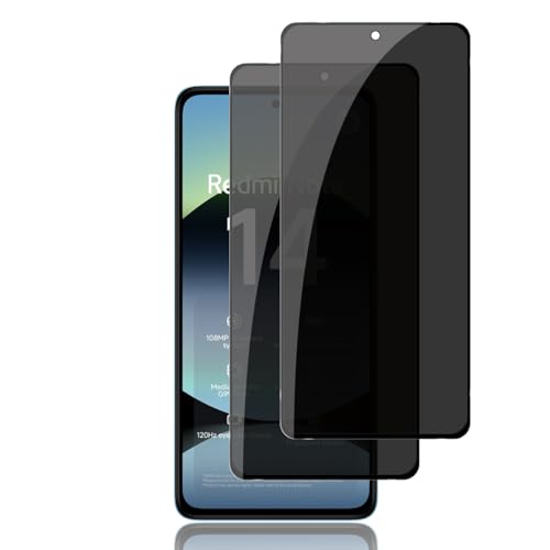 Locofun Sichtschutz für Xiaomi Redmi Note 14 4G / 5G für Panzerglas, 2 Stück Sichtschutzfolie 9H Härte Anti Spy Panzer Schutz Glas, Anti-Kratzer Privacy Displayschutz Folie Locofun Sichtschutz für Xiaomi Redmi Note 14 4G / 5G für Panzerglas, 2 Stück Sichtschutzfolie 9H Härte Anti Spy Panzer Schutz Glas, Anti-Kratzer Privacy Displayschutz Folie von Locofun