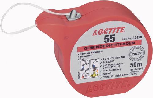 Loctite® 55 Gewindedichtfaden Herstellerfarbe Weiß 492004 50m von Loctite®