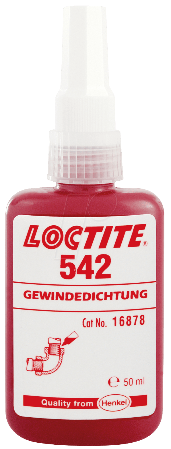 LOCTITE 542 - Gewindedichtung, mittelfest, Flasche, 10 ml von Loctite