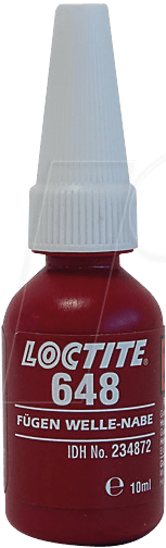 LOCTITE 648 10ML - Kleber, für Fügeteile, hochfest, 10 ml von Loctite