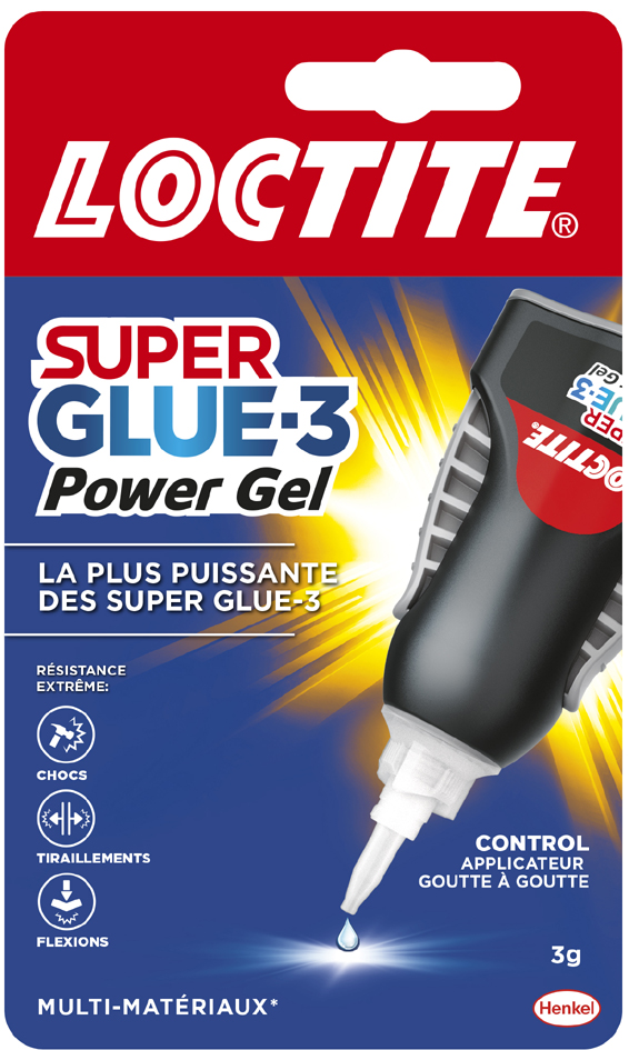 LOCTITE Sekundenkleber Power Gel Control, 3 g Tube von Loctite