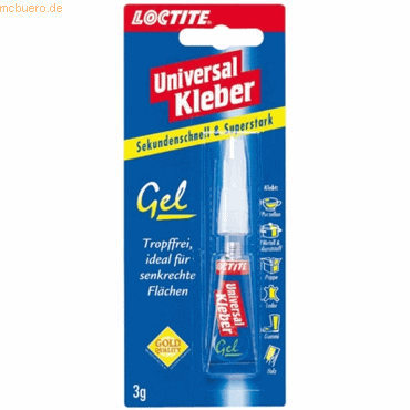 Loctite Sekundenkleber Gel 3g von Loctite