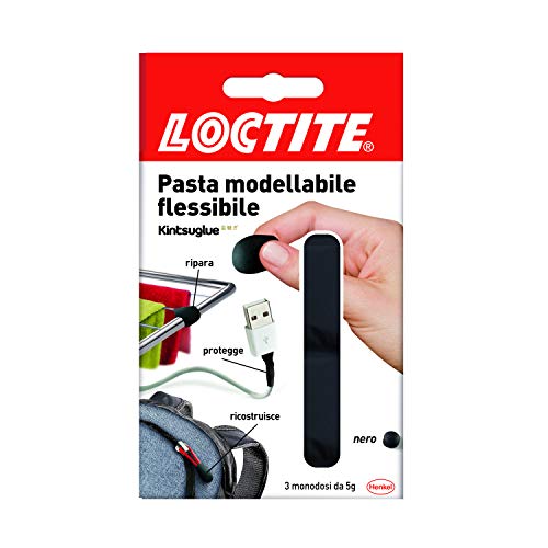 Loctite kintsuglue 2239179 Flexible Modellierpaste, Schwarz von Loctite