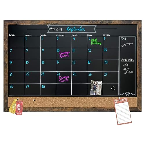 Loddie Doddie Kreidetafel, 61 x 91 cm, rustikal, gerahmt, mit Pinnwand Loddie Doddie Kreidetafel, 61 x 91 cm, rustikal, gerahmt, mit Pinnwand von Loddie Doddie