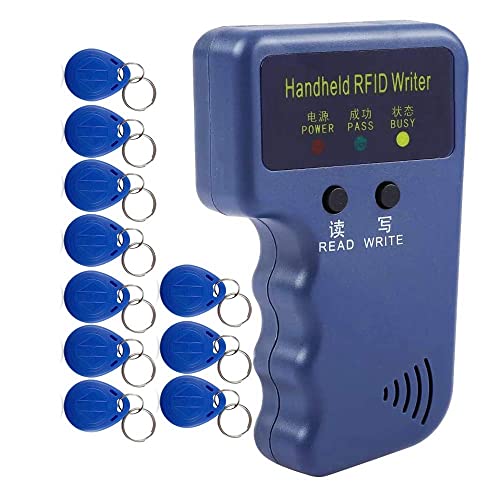 Brightassistant Tragbarer 125 kHz RFID Leser, Schreiber, Duplizierer, Kopierer, Upgrade ID Karten Kloner Programmierer, mit 10 Wiederbeschreibbaren Karten von Lodokdre
