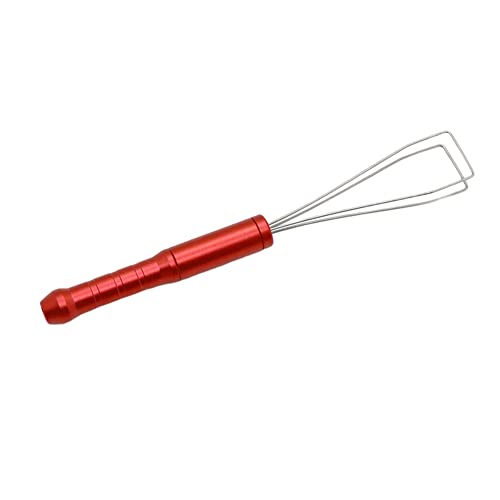 Lodokdre Tastenkappen-Abzieher, Aluminiumlegierung, dreistufiges Tastenkappen-Entferner-Werkzeug für mechanische Computer-Tastatur (rot) von Lodokdre