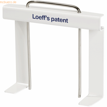 50 x Loeffs Patent Abheftbügel Quickboy 4547 weiß von Loeffs Patent