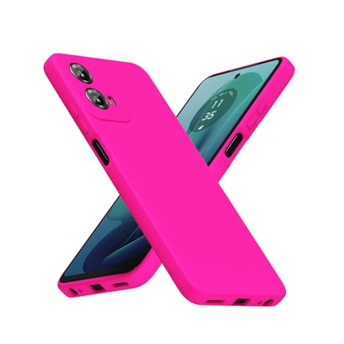 LoeoeL Schutzhülle für Motorola Moto G 5G 2024 / Moto G Play 2024, Silikon, Neon-Pink, matt, TPU, minimalistisch, ultradünn, weiches Gummi-Gel, niedliche Schutzhülle für Damen und Herren LoeoeL Schutzhülle für Motorola Moto G 5G 2024 / Moto G Play 2024, Silikon, Neon-Pink, matt, TPU, minimalistisch, ultradünn, weiches Gummi-Gel, niedliche Schutzhülle für Damen und Herren von LoeoeL