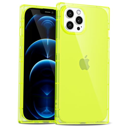 LoeoeL Schutzhülle für iPhone 12 Pro Max, transparent, S-Quadrat, rechteckig, schmal, dünn, transparent, mädchenhaft, Y2k, niedliches Designer-Handyhülle für Frauen, trendiges, ästhetisches Design LoeoeL Schutzhülle für iPhone 12 Pro Max, transparent, S-Quadrat, rechteckig, schmal, dünn, transparent, mädchenhaft, Y2k, niedliches Designer-Handyhülle für Frauen, trendiges, ästhetisches Design von LoeoeL