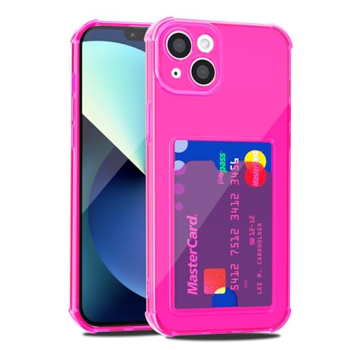 LoeoeL Schutzhülle für iPhone 13, Brieftasche, Geldbörse für Damen, dünn, schlank, transparent, mit Kartenfach, Kreditkartenfach, transparent, weiches TPU-Silikon, mit harter Kamera-Abdeckung LoeoeL Schutzhülle für iPhone 13, Brieftasche, Geldbörse für Damen, dünn, schlank, transparent, mit Kartenfach, Kreditkartenfach, transparent, weiches TPU-Silikon, mit harter Kamera-Abdeckung von LoeoeL