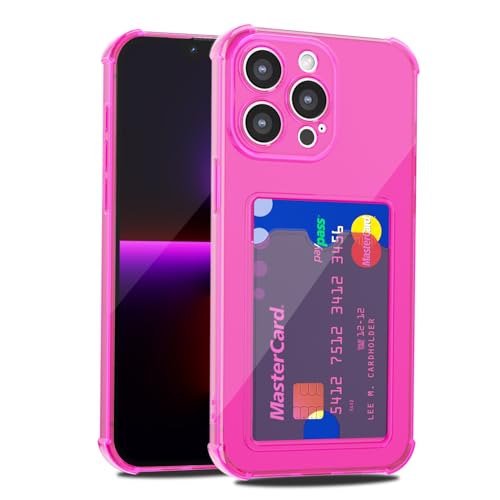 LoeoeL Schutzhülle für iPhone 13 Pro, Brieftasche, Geldbörse für Damen, dünn, schlank, transparent, mit Kartenfach, Kreditkartenfach, transparent, weiches TPU-Silikon, mit harter Kamera-Abdeckung LoeoeL Schutzhülle für iPhone 13 Pro, Brieftasche, Geldbörse für Damen, dünn, schlank, transparent, mit Kartenfach, Kreditkartenfach, transparent, weiches TPU-Silikon, mit harter Kamera-Abdeckung von LoeoeL