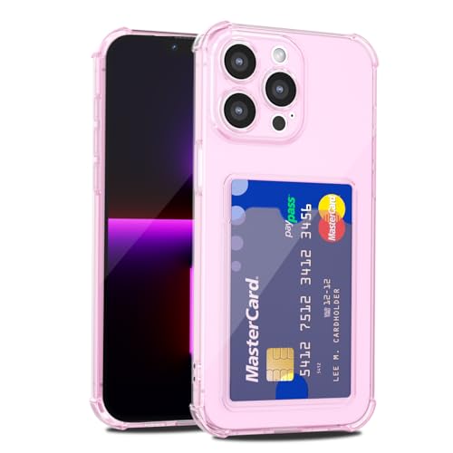 LoeoeL Schutzhülle für iPhone 13 Pro, Brieftasche, Geldbörse für Damen, dünn, schlank, transparent, mit Kartenfach, Kreditkartenfach, transparent, weiches TPU-Silikon, mit harter Kamera-Abdeckung LoeoeL Schutzhülle für iPhone 13 Pro, Brieftasche, Geldbörse für Damen, dünn, schlank, transparent, mit Kartenfach, Kreditkartenfach, transparent, weiches TPU-Silikon, mit harter Kamera-Abdeckung von LoeoeL