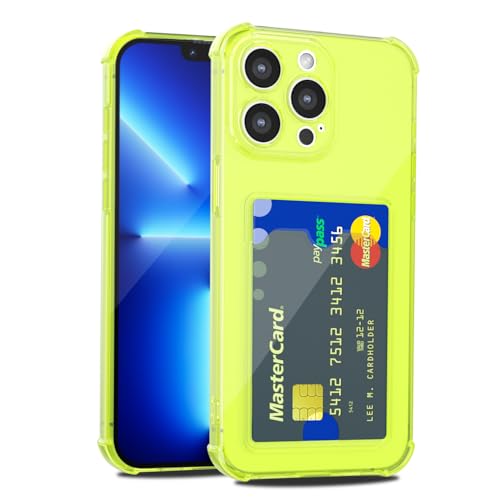 LoeoeL Schutzhülle für iPhone 13 Pro Max, Brieftasche, Geldbörse für Damen und Herren, dünn, schlank, transparent, mit Kartenfach, Kreditkartenfach, transparent, weiches TPU-Silikon, mit Kameraschutz LoeoeL Schutzhülle für iPhone 13 Pro Max, Brieftasche, Geldbörse für Damen und Herren, dünn, schlank, transparent, mit Kartenfach, Kreditkartenfach, transparent, weiches TPU-Silikon, mit Kameraschutz von LoeoeL