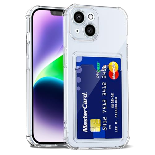 LoeoeL Schutzhülle für iPhone 14 Plus, Brieftasche, Geldbörse für Damen und Herren, dünn, dünn, transparent, mit Kartenfach, Kreditkartenfach, transparent, weiches TPU-Silikon, mit harter LoeoeL Schutzhülle für iPhone 14 Plus, Brieftasche, Geldbörse für Damen und Herren, dünn, dünn, transparent, mit Kartenfach, Kreditkartenfach, transparent, weiches TPU-Silikon, mit harter von LoeoeL