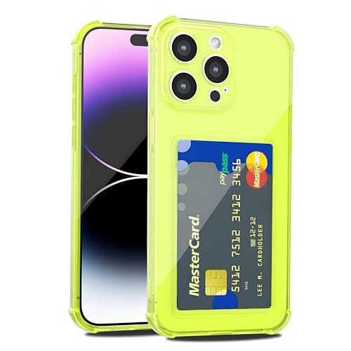 LoeoeL Schutzhülle für iPhone 14 Pro Max, Brieftasche, Geldbörse für Damen und Herren, dünn, schlank, transparent, mit Kartenfach, Kreditkartenfach, transparent, weiches TPU-Silikon, mit Kameraschutz LoeoeL Schutzhülle für iPhone 14 Pro Max, Brieftasche, Geldbörse für Damen und Herren, dünn, schlank, transparent, mit Kartenfach, Kreditkartenfach, transparent, weiches TPU-Silikon, mit Kameraschutz von LoeoeL