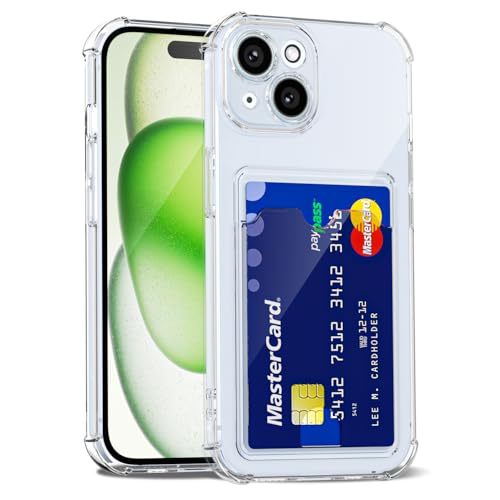 LoeoeL Schutzhülle für iPhone 15 Plus, Brieftasche, Geldbörse für Damen und Herren, dünn, dünn, transparent, mit Kartenfach, Kreditkartenfach, transparent, weiches TPU-Silikon, mit harter LoeoeL Schutzhülle für iPhone 15 Plus, Brieftasche, Geldbörse für Damen und Herren, dünn, dünn, transparent, mit Kartenfach, Kreditkartenfach, transparent, weiches TPU-Silikon, mit harter von LoeoeL