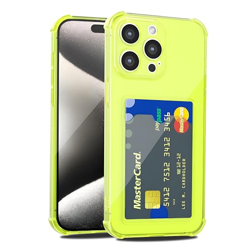 LoeoeL Schutzhülle für iPhone 15 Pro Max, Brieftasche, Geldbörse für Damen und Herren, dünn, dünn, transparent, mit Kartenfach, Kreditkartenfach, transparent, weiches TPU-Silikon, mit Kamera-Schutz LoeoeL Schutzhülle für iPhone 15 Pro Max, Brieftasche, Geldbörse für Damen und Herren, dünn, dünn, transparent, mit Kartenfach, Kreditkartenfach, transparent, weiches TPU-Silikon, mit Kamera-Schutz von LoeoeL